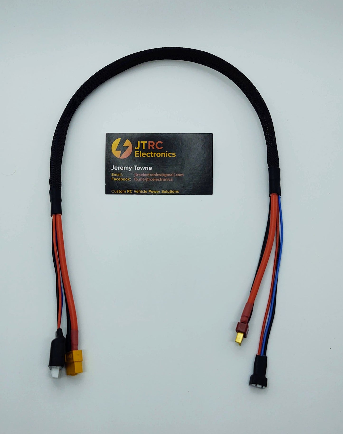 Lipo Battery Charge Lead 2s XT60 To Deans 24in